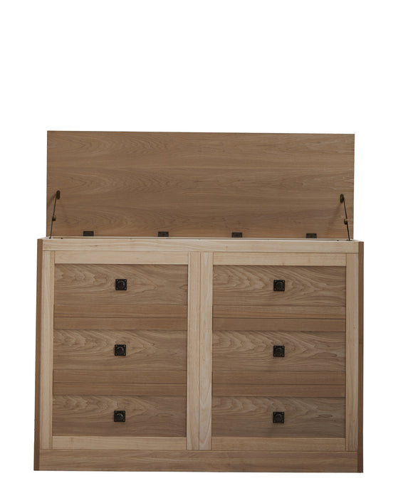 Elevate 72114 Rustic Unfinished TV Lift Cabinet for 50" Flat screen TVs - Touchstone - Ambient Home