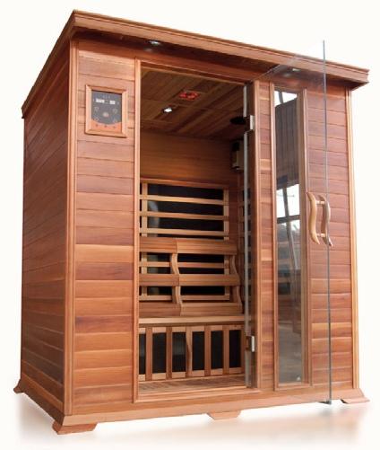 SunRay Savannah 3 Person Infrared Sauna (HL300K) (75"H x 59"W x 45"D) - Sunray Saunas - Ambient Home